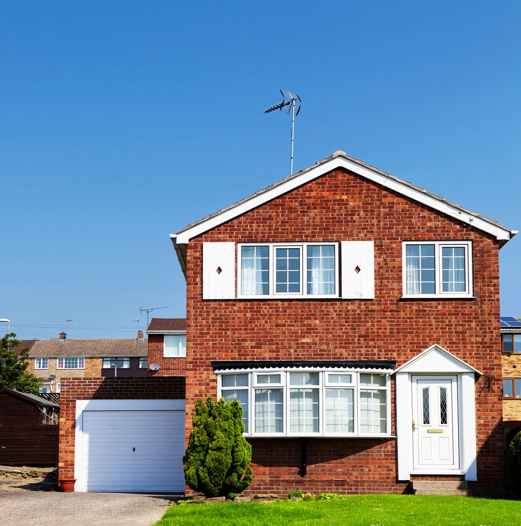 A family home with a garden of the kind we manage in Clevedon