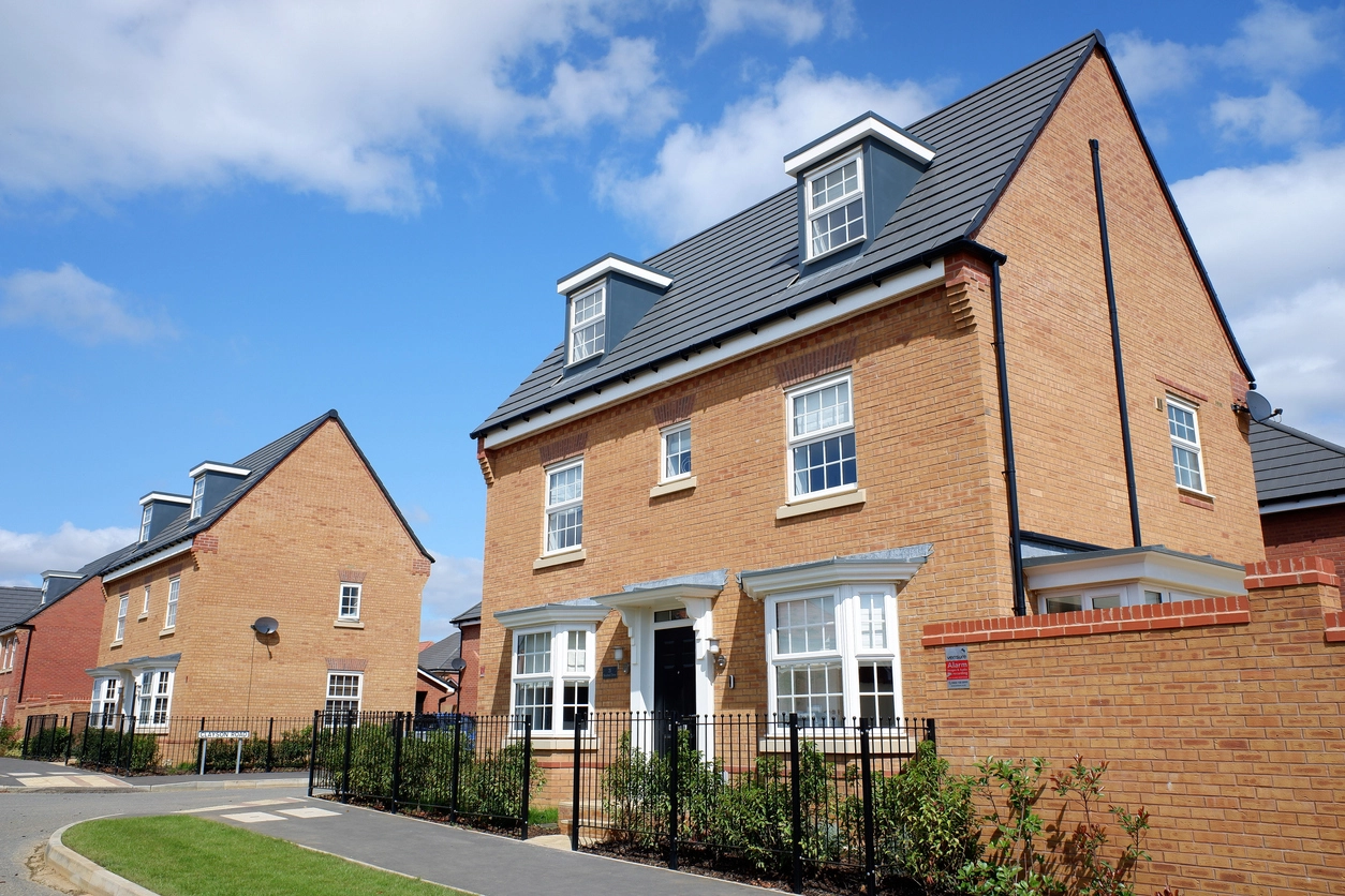 Executive new build homes of the style found in Keynsham developments
