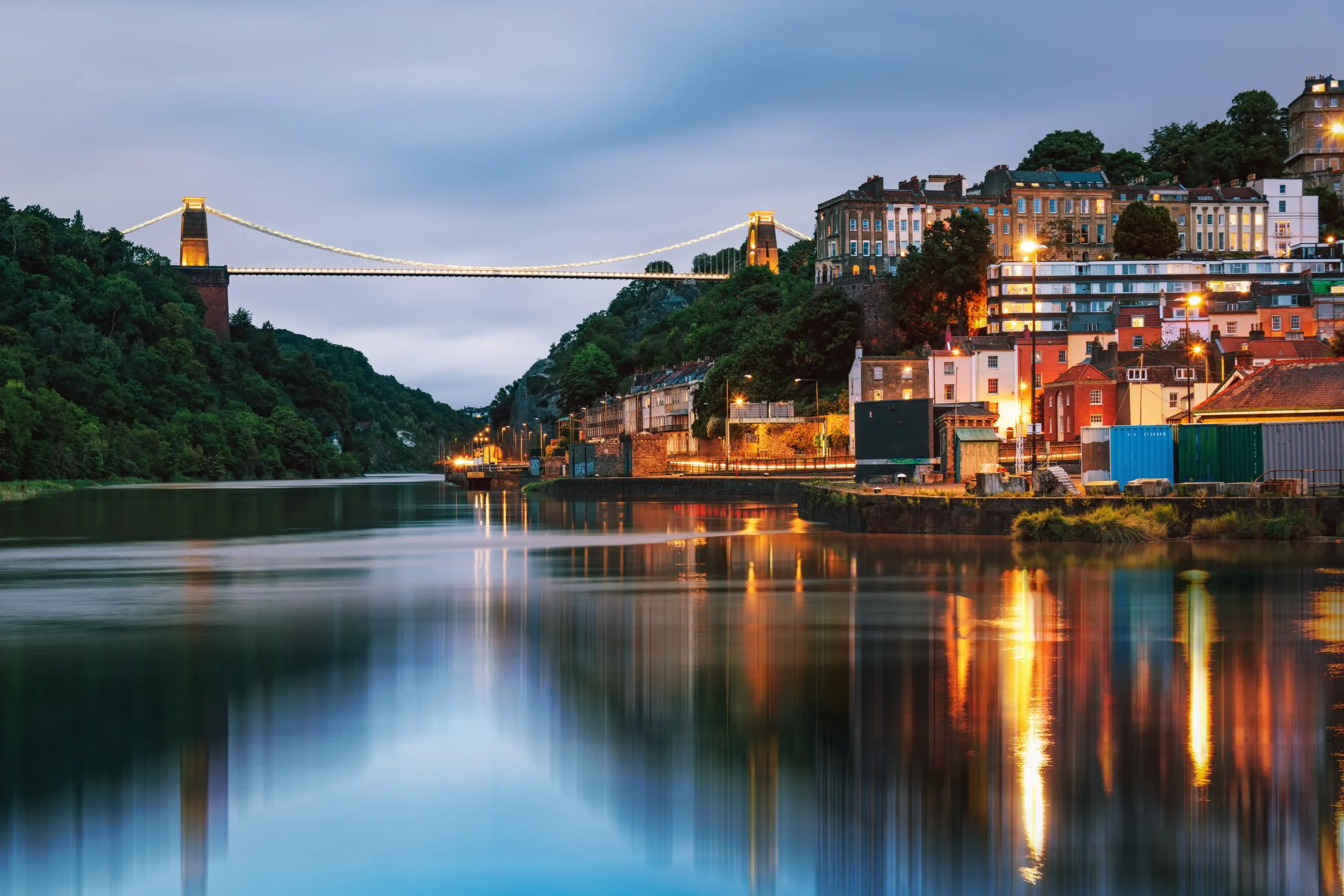 Clifton Suspension Bridge over the Avon Gorge in Bristol