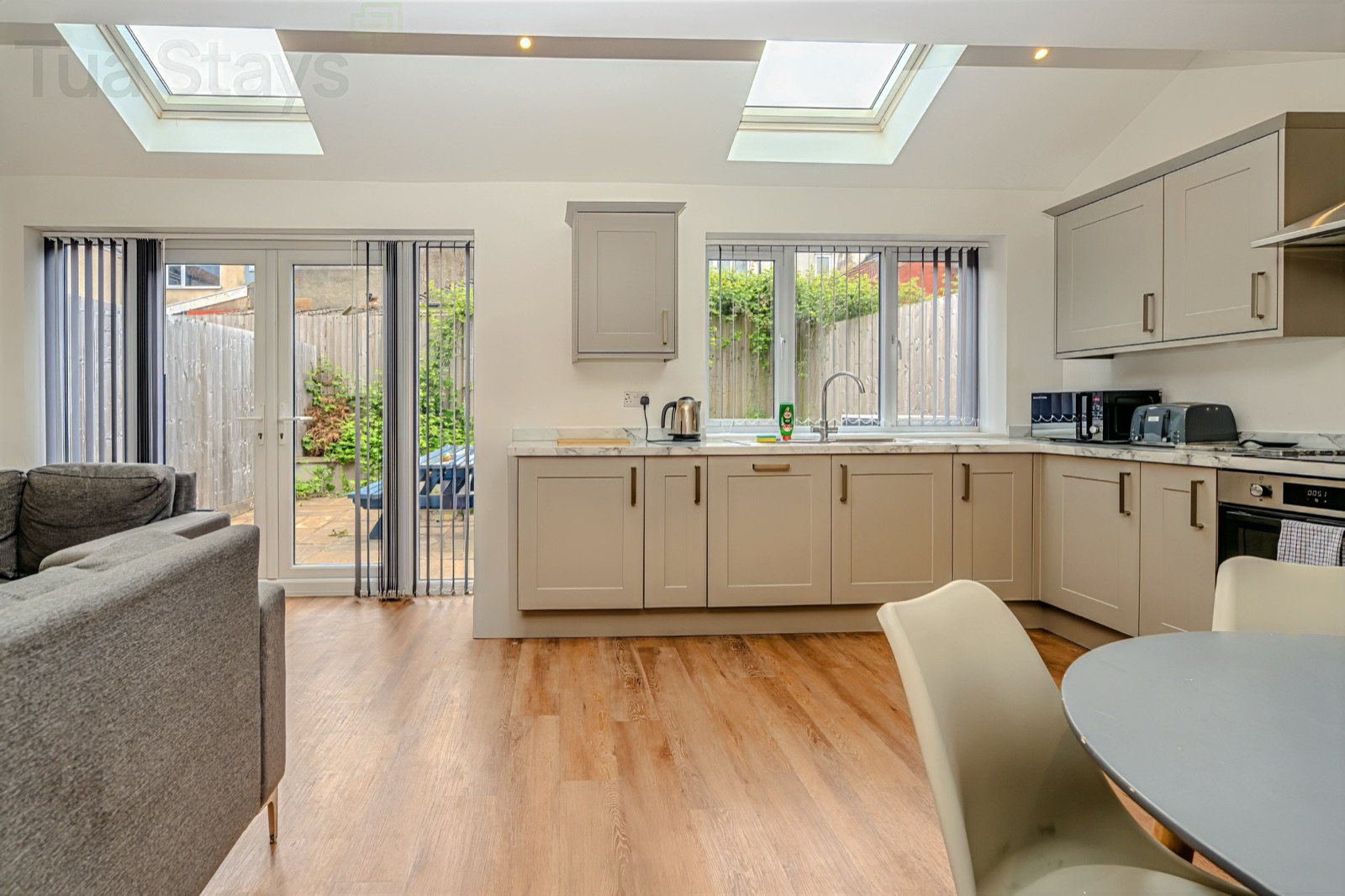 Kitchen in the managed north Bristol contractor property
